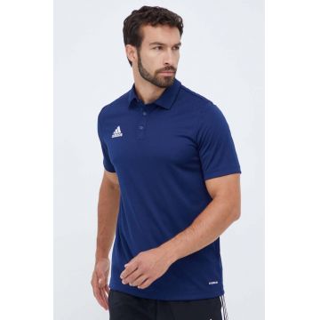 adidas Performance polo de antrenament Entrada 22 culoarea bleumarin, cu imprimeu H57487