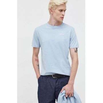Hollister Co. tricou din bumbac neted