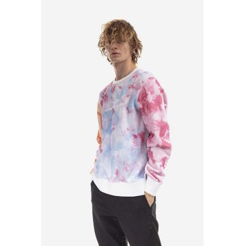 HUF bluza Euphoria Crewneck barbati, culoarea roz, modelator
