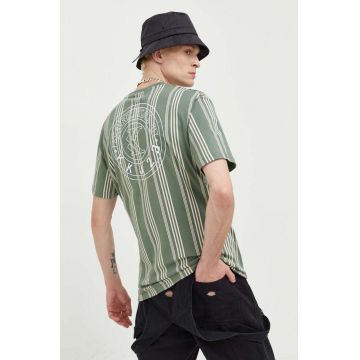 Karl Kani tricou din bumbac culoarea verde, modelator