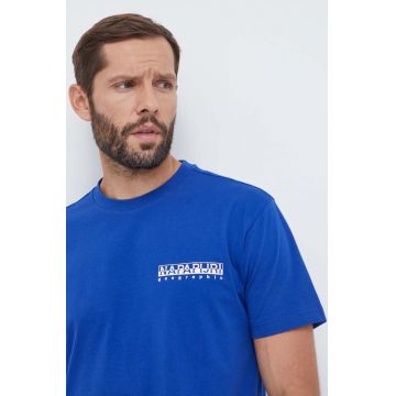 Napapijri tricou din bumbac cu imprimeu