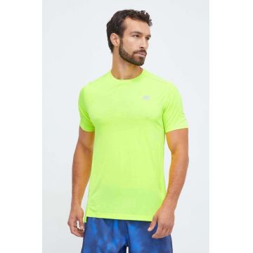 New Balance tricou de alergare Accelerate culoarea verde, neted