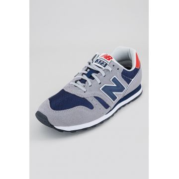 Pantofi sport 373 cu garnituri de piele intoarsa