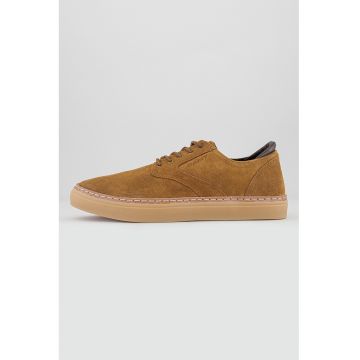 Pantofi sport low-cut de piele intoarsa