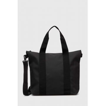 Rains geantă 14160 Tote Bags culoarea negru