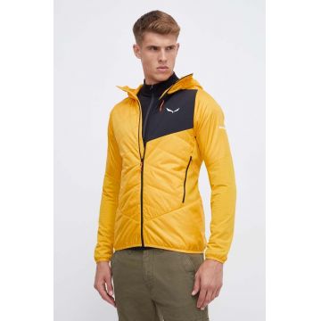 Salewa geaca sport Ortles Hybrid culoarea galben