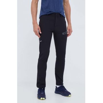 Salewa pantaloni de exterior Terminal Durastretch culoarea negru