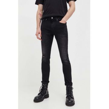 Tommy Jeans jeansi barbati, culoarea negru