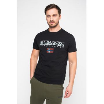 Tricou de bumbac cu imprimeu logo S-Ayas