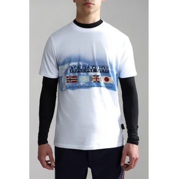 Tricou de bumbac cu logo Gorfou