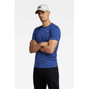 Tricou slim fit din amestec de bumbac organic Base