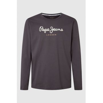 Bluza de bumbac cu imprimeu logo