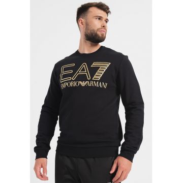 Bluza sport cu imprimeu logo