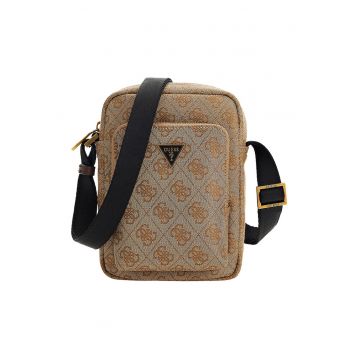 Geanta crossbody cu imprimeu logo Vezzola