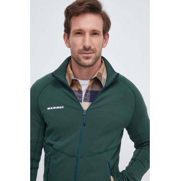 Mammut hanorac Aconcagua ML culoarea verde, neted