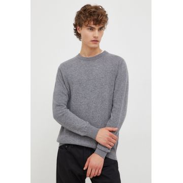 Marc O'Polo pulover din amestec de lana barbati, culoarea gri, light