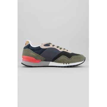 Pantofi sport cu insertii de piele intoarsa