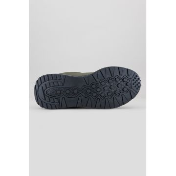 Pantofi sport de piele ecologica si material textil