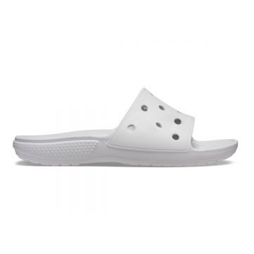 Papuci Classic Crocs Slide Iconic Crocs Comfort Gri - Atmosphere