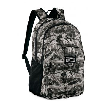 Rucsac unisex cu imprimeu si buzunare multiple Academy