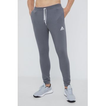 adidas Performance pantaloni de trening Entrada 22 bărbați, culoarea gri, cu imprimeu H57531