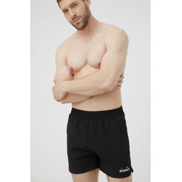 Diadora pantaloni scurți de alergare barbati, culoarea negru