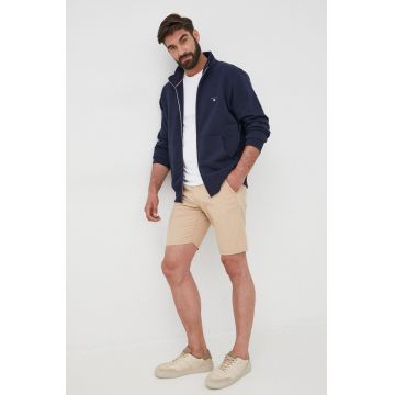 Gant pantaloni scurti din bumbac barbati, culoarea bej