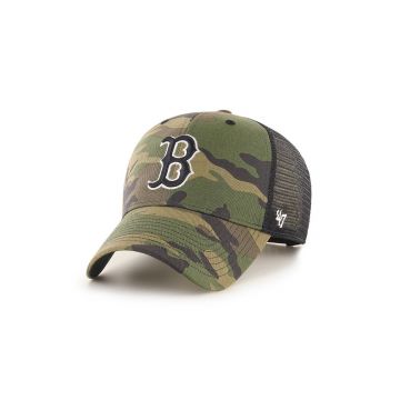 47brand șapcă Boston Red Sox culoarea verde, modelator