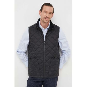 Barbour vesta barbati, culoarea negru, de tranzitie