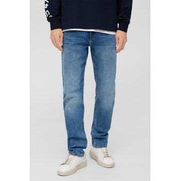 Blugi slim fit cu model cu 5 buzunare