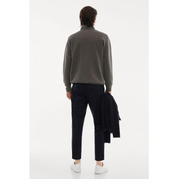 Bluza sport cu fermoar si buzunare oblice Ibizaz
