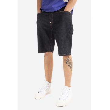 Evisu pantaloni scurți din bumbac 2ESHTM2DS201XXCT-INWASH