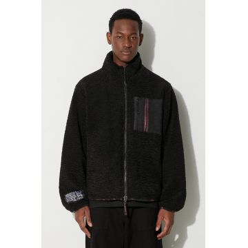 KSUBI geaca barbati, culoarea negru, de tranzitie