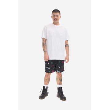 KSUBI tricou din bumbac culoarea alb, cu imprimeu MPS23TE027-WHITE
