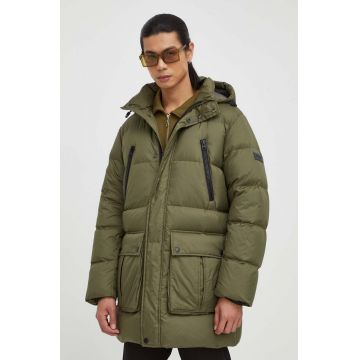 Marc O'Polo geaca de puf barbati, culoarea verde, de iarna