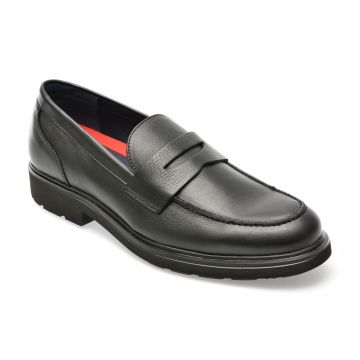 Mocasini CALLAGHAN negri, 52801, din piele naturala