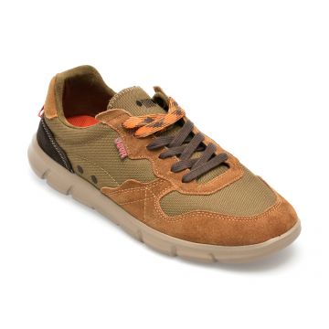 Pantofi JEEP maro, M32101A, din piele naturala