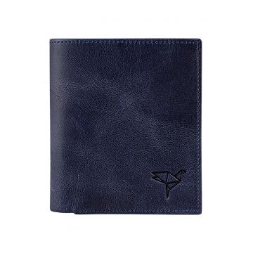 Portofel de piele cu sloturi multiple pentru card
