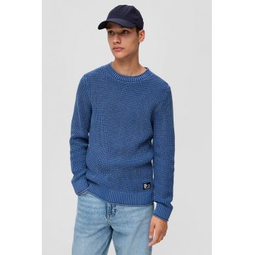 Pulover regular fit din bumbac
