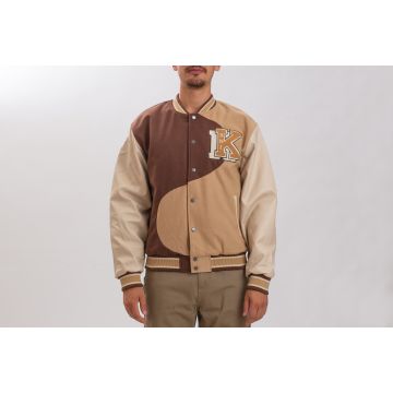 Retro Block College Jacket