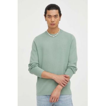 Samsoe Samsoe pulover barbati, culoarea verde