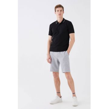 Tricou polo texturat