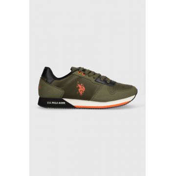 U.S. Polo Assn. sneakers NOBIL culoarea verde, NOBIL011M/CNH1