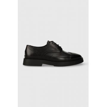Vagabond Shoemakers pantofi de piele MIKE barbati, culoarea negru, 5663.001.20
