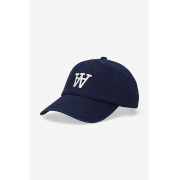 Wood Wood șapcă de baseball din bumbac Eli AA Cap culoarea albastru marin, cu imprimeu 10230812.7083-BURGUND