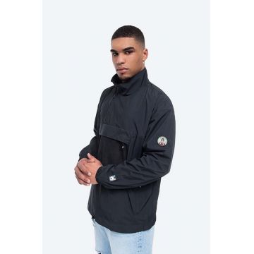 Wood Wood geacă barbati, culoarea negru, de tranzitie 11935101.1169-BLACK