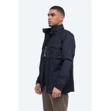 Wood Wood geacă barbati, culoarea negru, de tranzitie 11935912.5201-BLACK