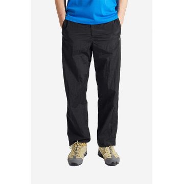 Wood Wood pantaloni Khal Trousers barbati, culoarea negru, drept 12215008.5112-BLACK