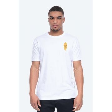 Wood Wood tricou din bumbac culoarea alb, cu imprimeu 12035715.2334-BRIGHTW
