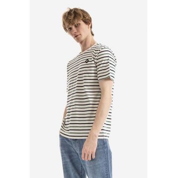 Wood Wood tricou din bumbac culoarea alb, modelator 10285704.2222-OFFWHI